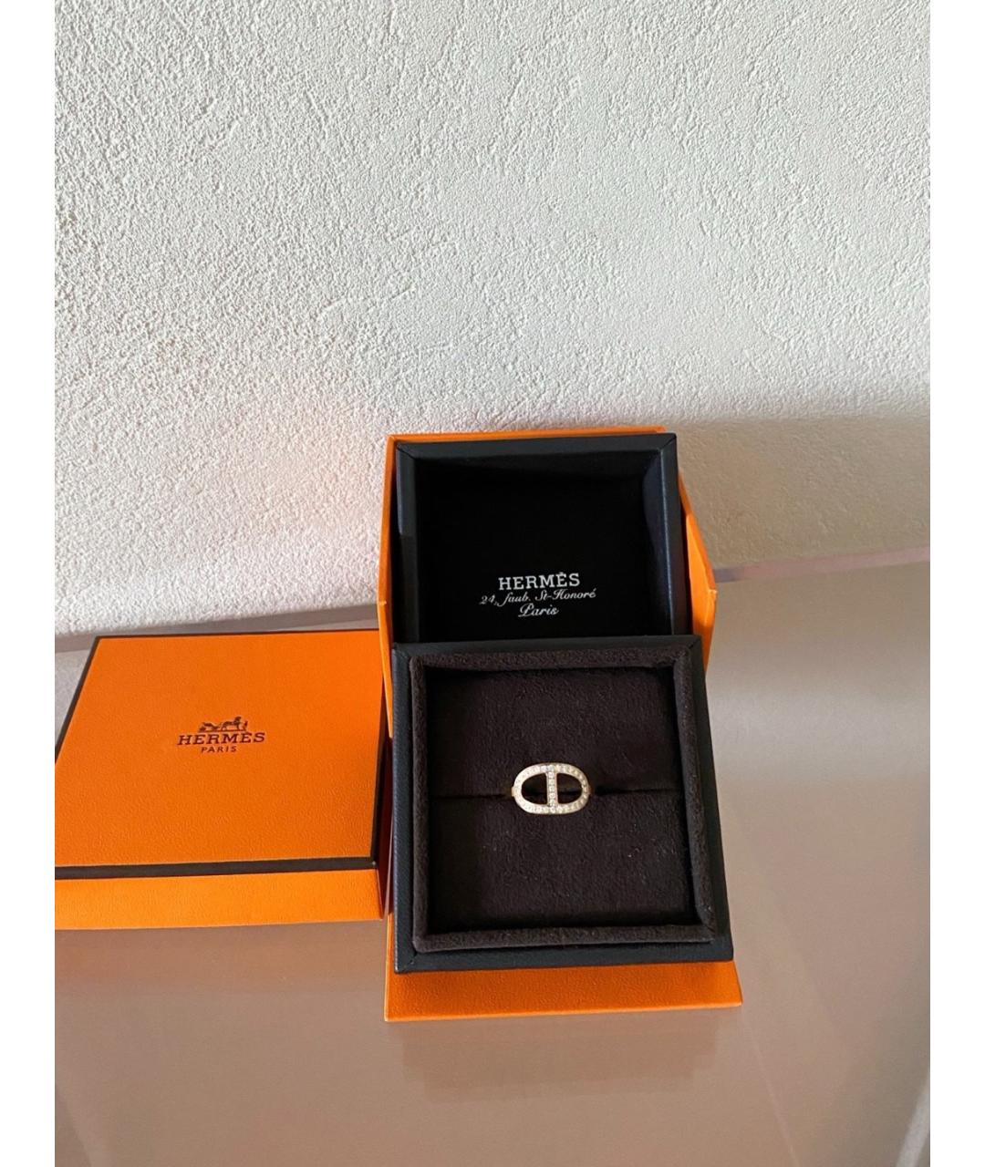 HERMES Золотое кольцо из розового золота, фото 5