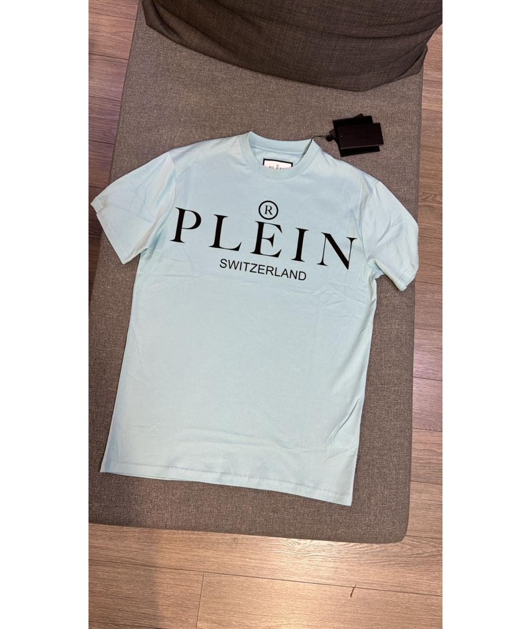 PHILIPP PLEIN Голубая футболка, фото 5