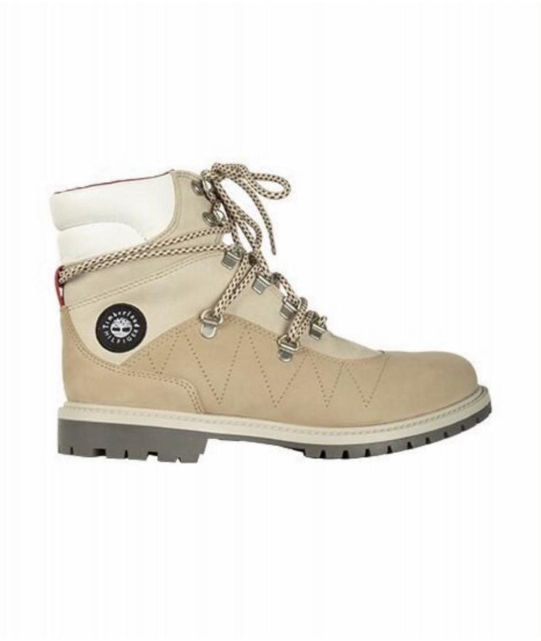 TIMBERLAND Бежевые замшевые ботинки, фото 1