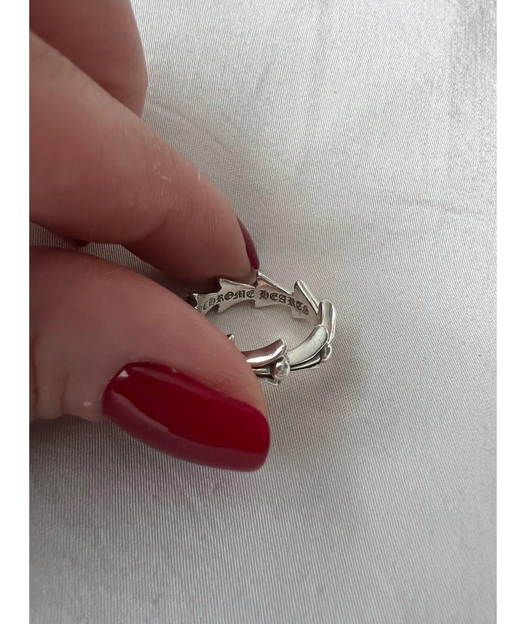 CHROME HEARTS Серебряное серебряное кольцо, фото 5