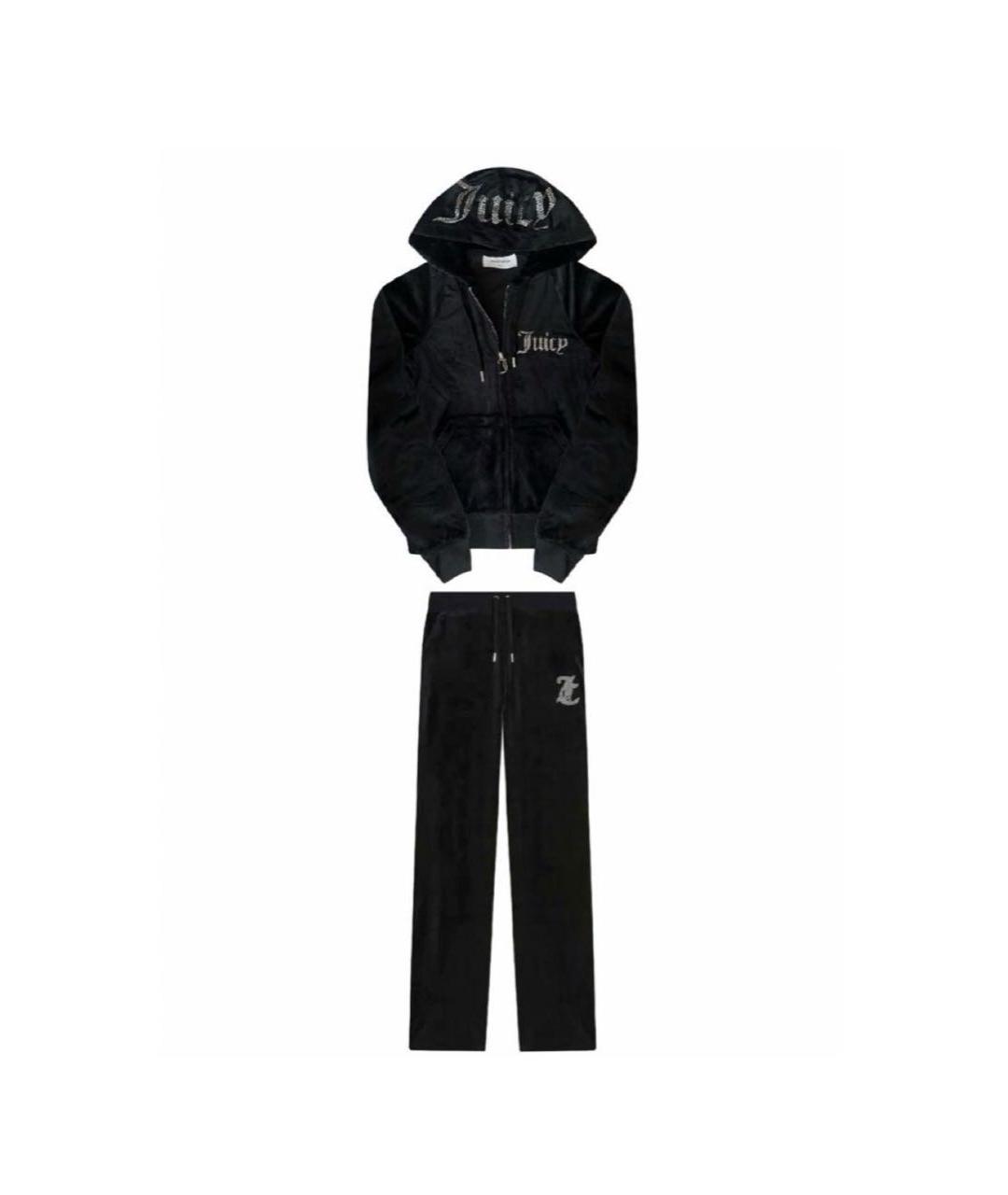 JUICY COUTURE Черный полиэстеровый спортивные костюмы, фото 1