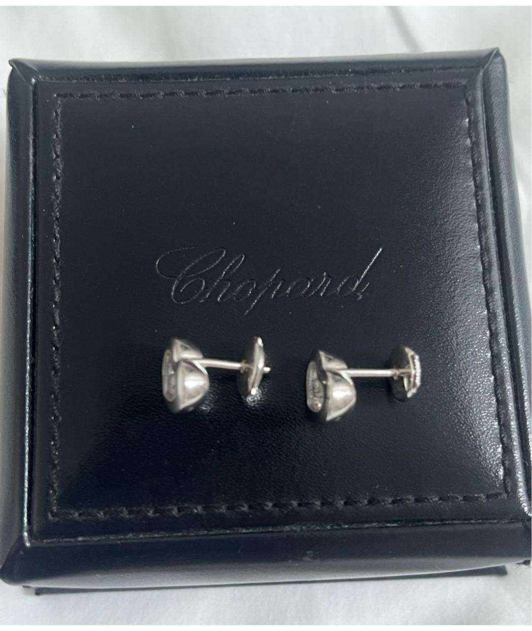 CHOPARD Серебряные серьги из белого золота, фото 4