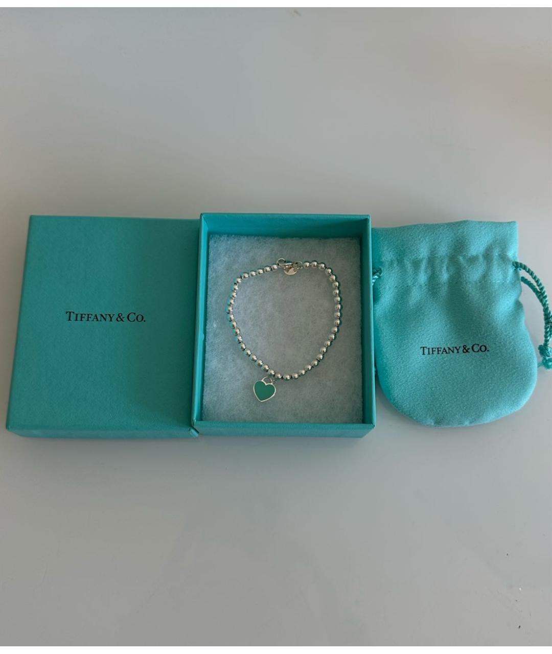TIFFANY&CO Серебрянный серебряный браслет, фото 2