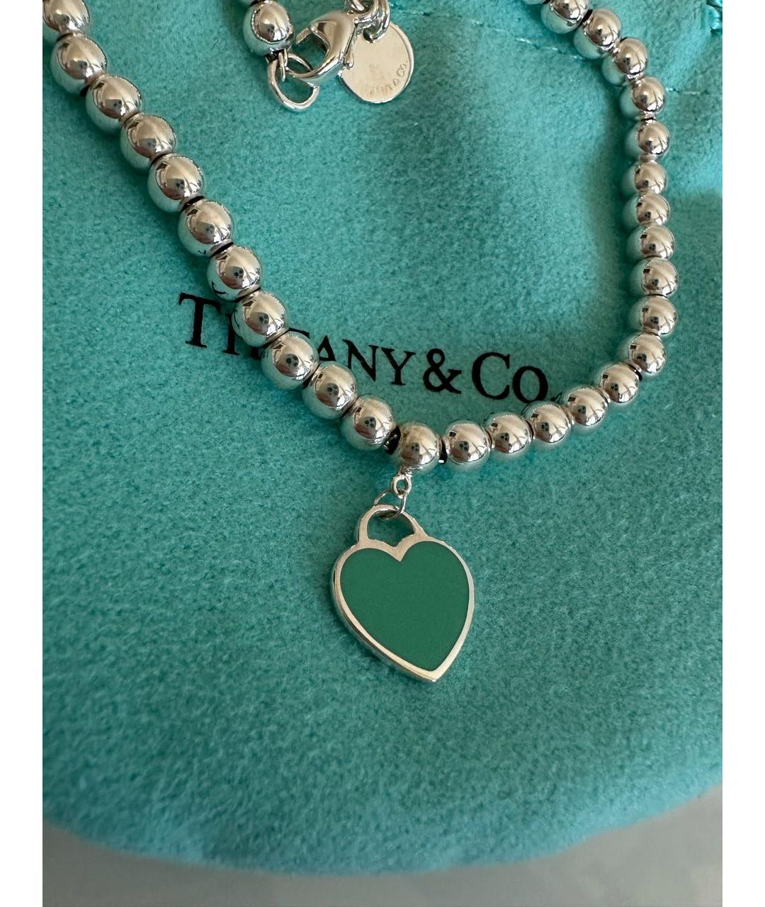 TIFFANY&CO Серебрянный серебряный браслет, фото 3