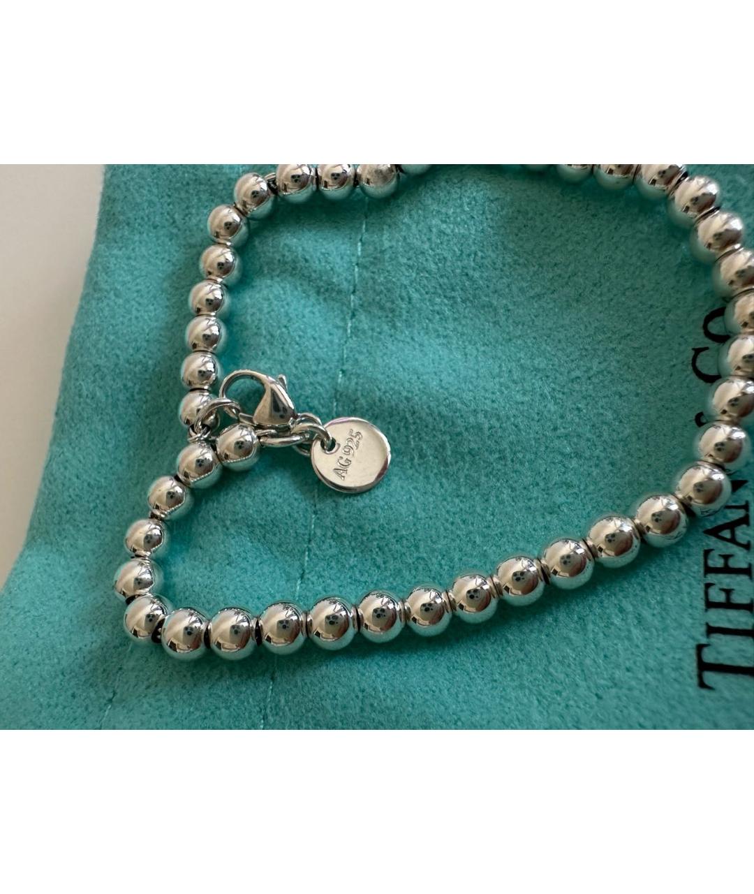 TIFFANY&CO Серебрянный серебряный браслет, фото 6