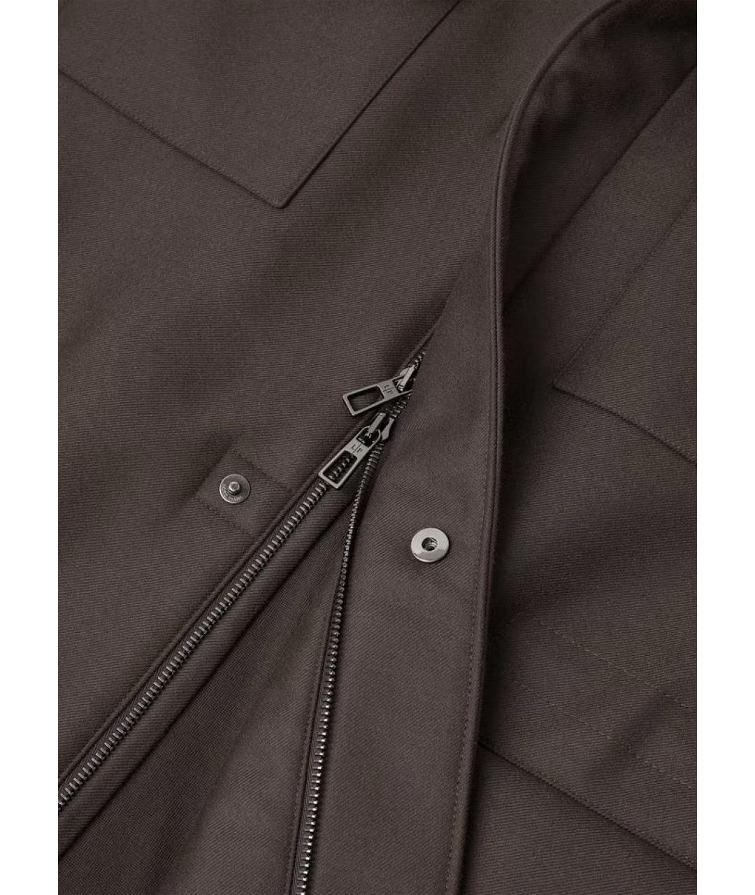 LORO PIANA Коричневая шерстяная куртка, фото 8