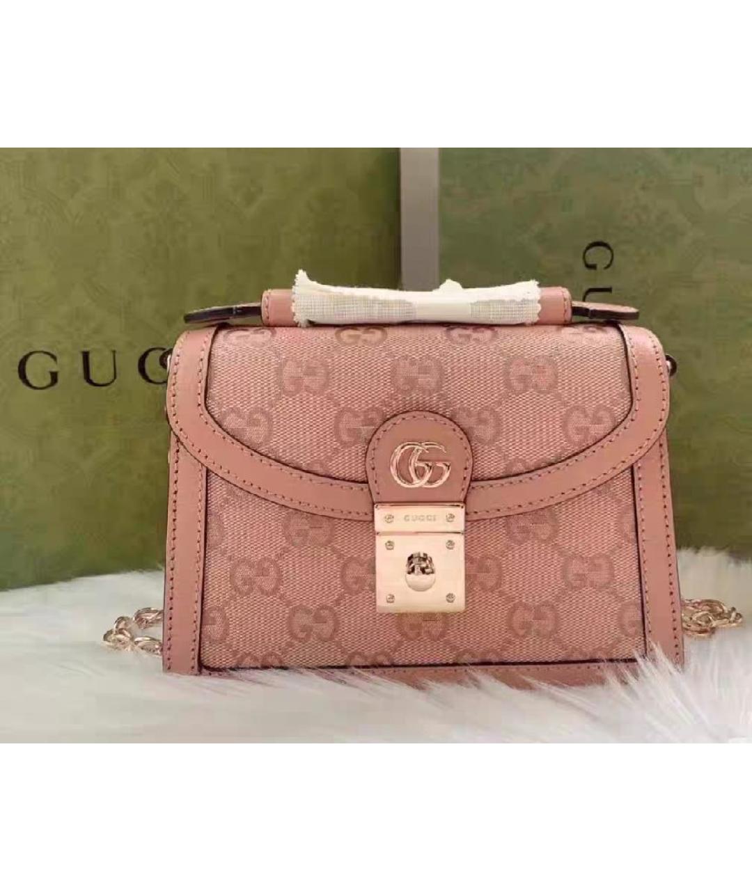 GUCCI Розовая сумка через плечо, фото 2