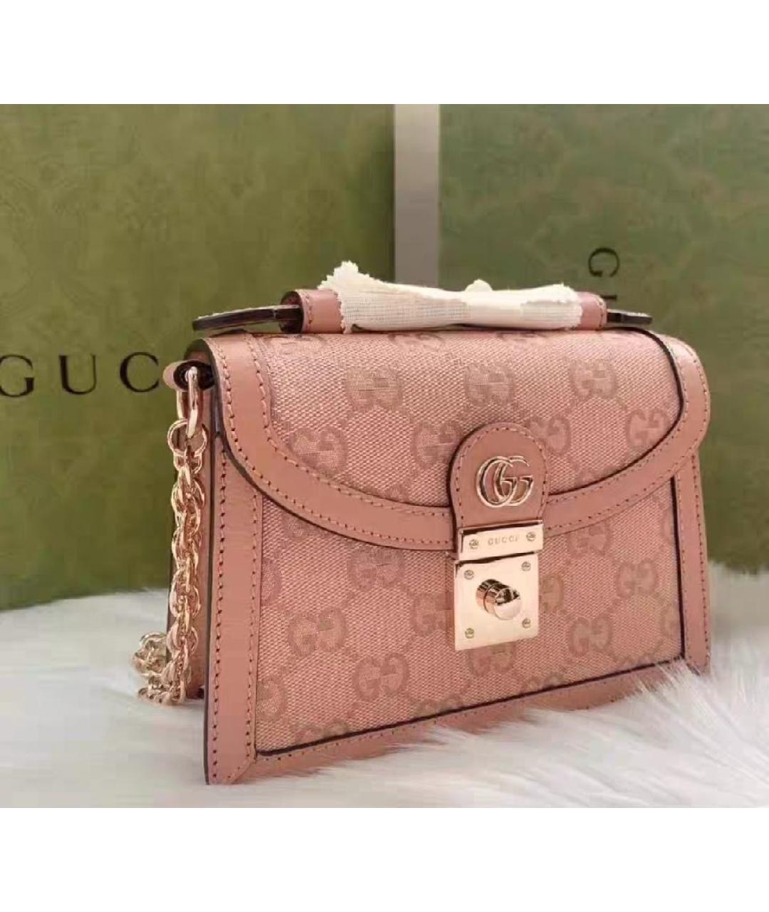 GUCCI Розовая сумка через плечо, фото 3