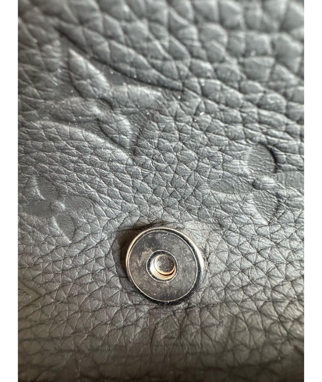 LOUIS VUITTON Черный кожаный рюкзак, фото 6