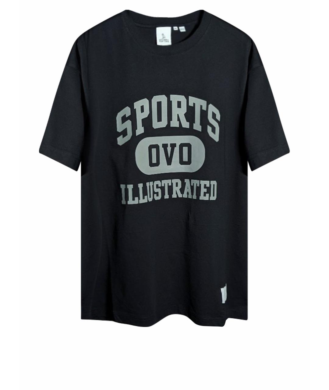 OVO by Drake Черная хлопковая футболка, фото 1