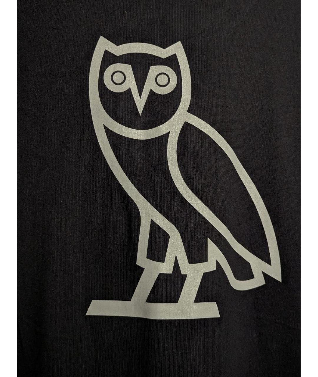 OVO by Drake Черная хлопковая футболка, фото 3