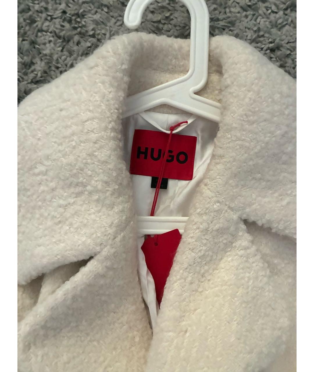 HUGO Белое пальто, фото 5