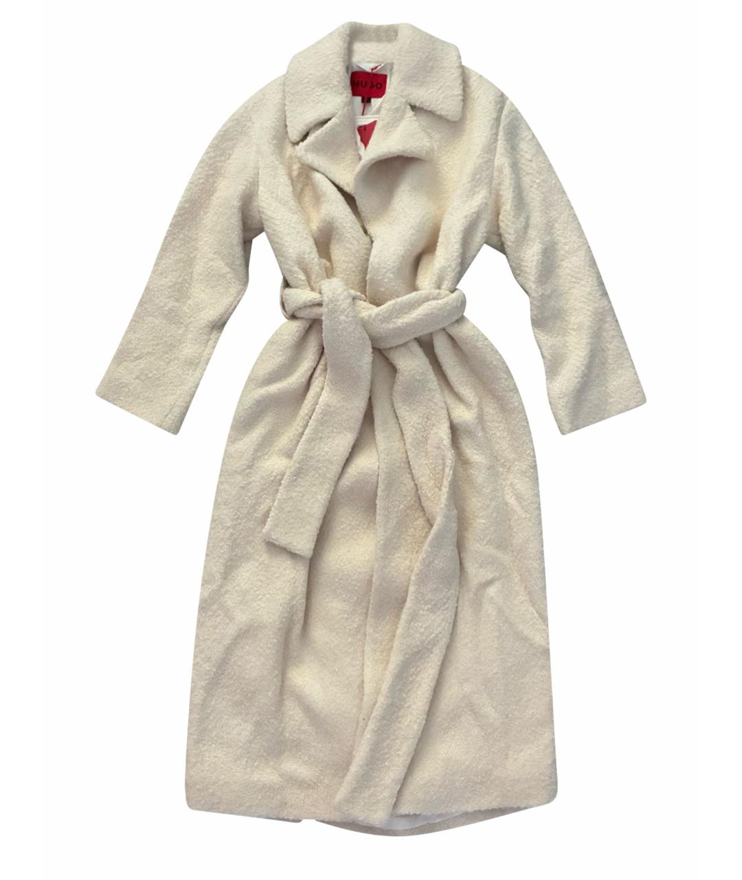 HUGO Белое пальто, фото 1