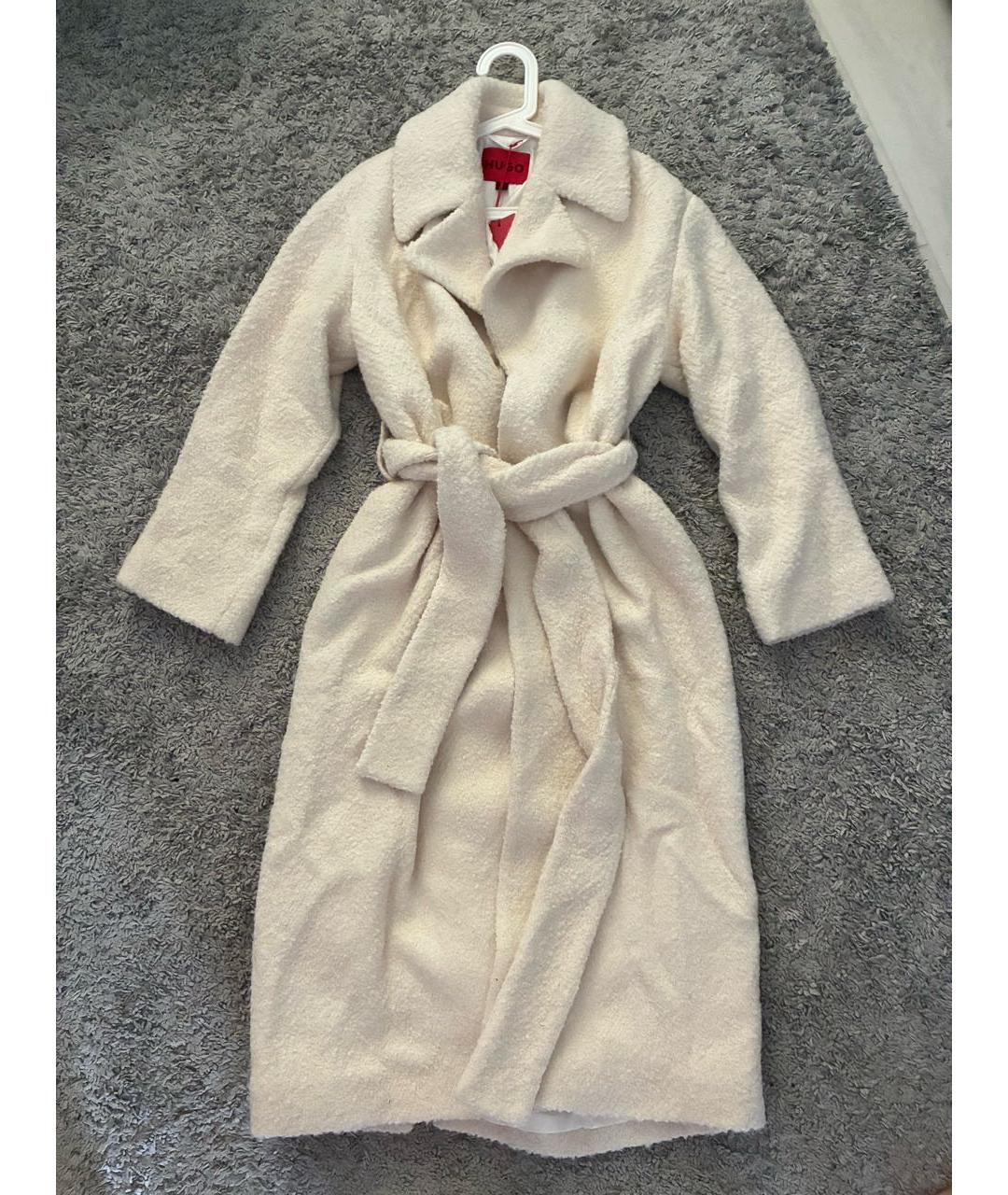 HUGO Белое пальто, фото 6