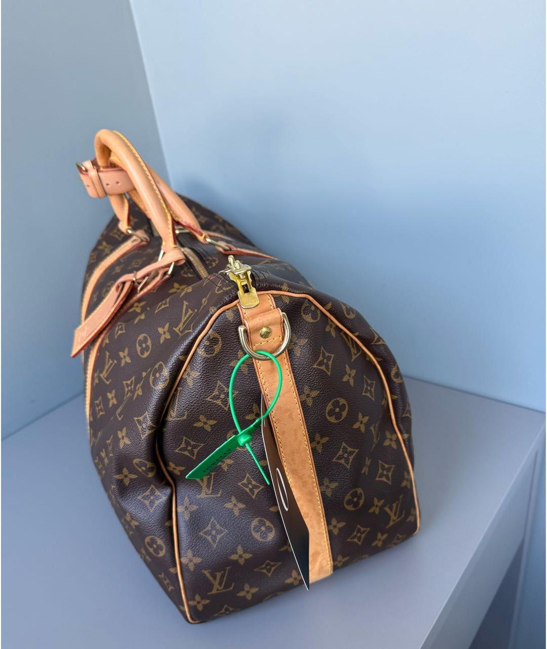 LOUIS VUITTON Коричневая дорожная/спортивная сумка, фото 5