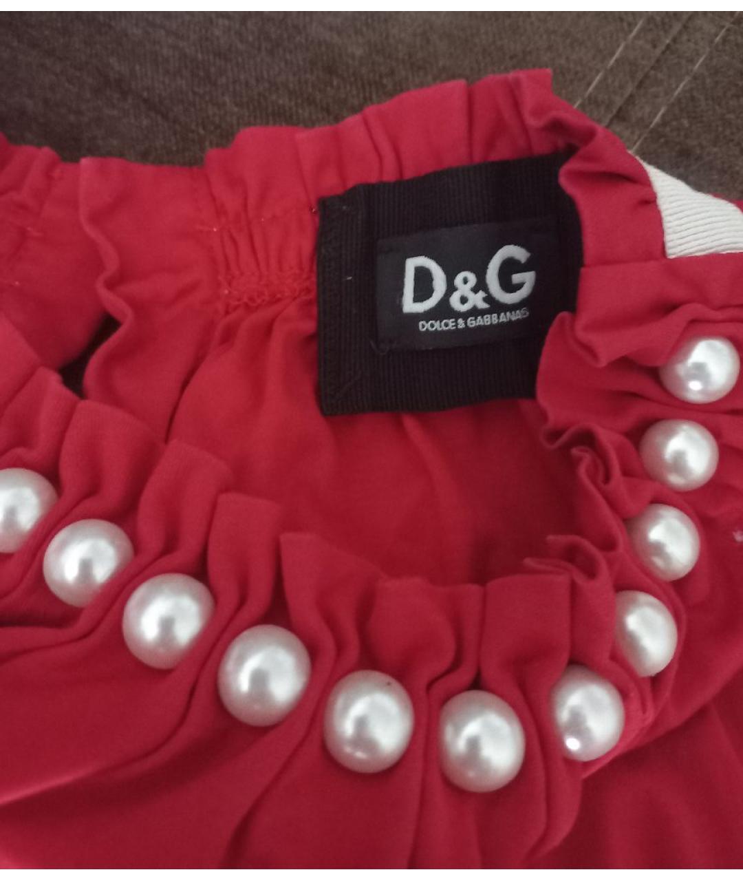 DOLCE&GABBANA Красная блузы, фото 3