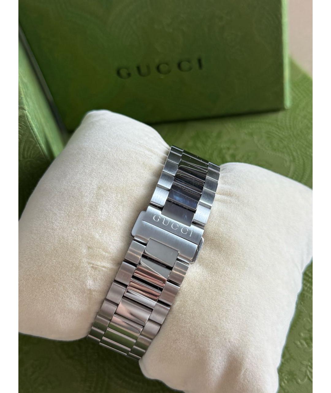 GUCCI Серебряные серебряные часы, фото 6