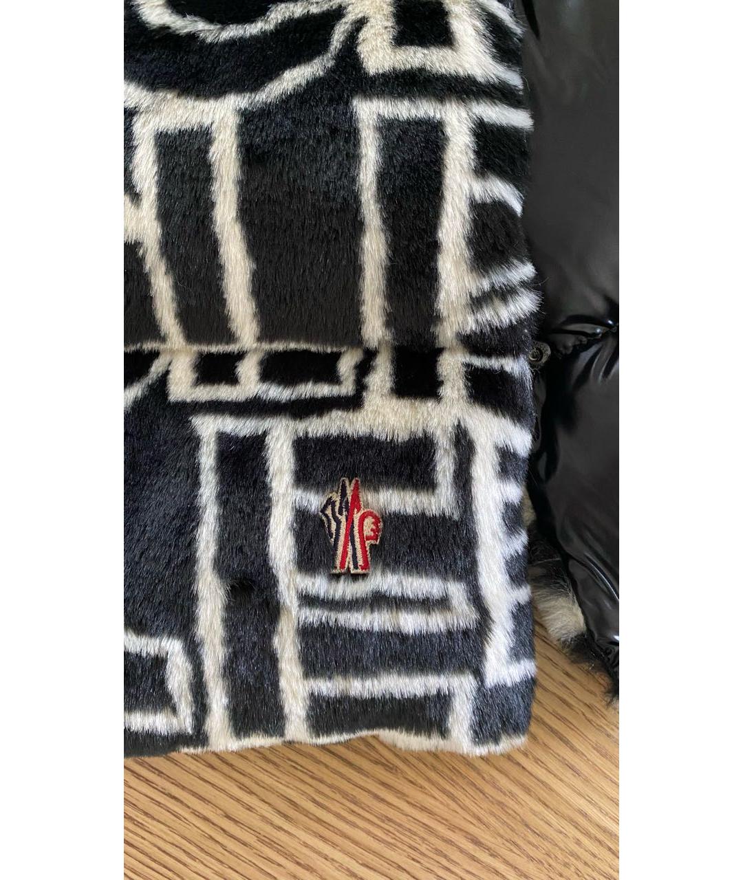 MONCLER Черный шарф, фото 3