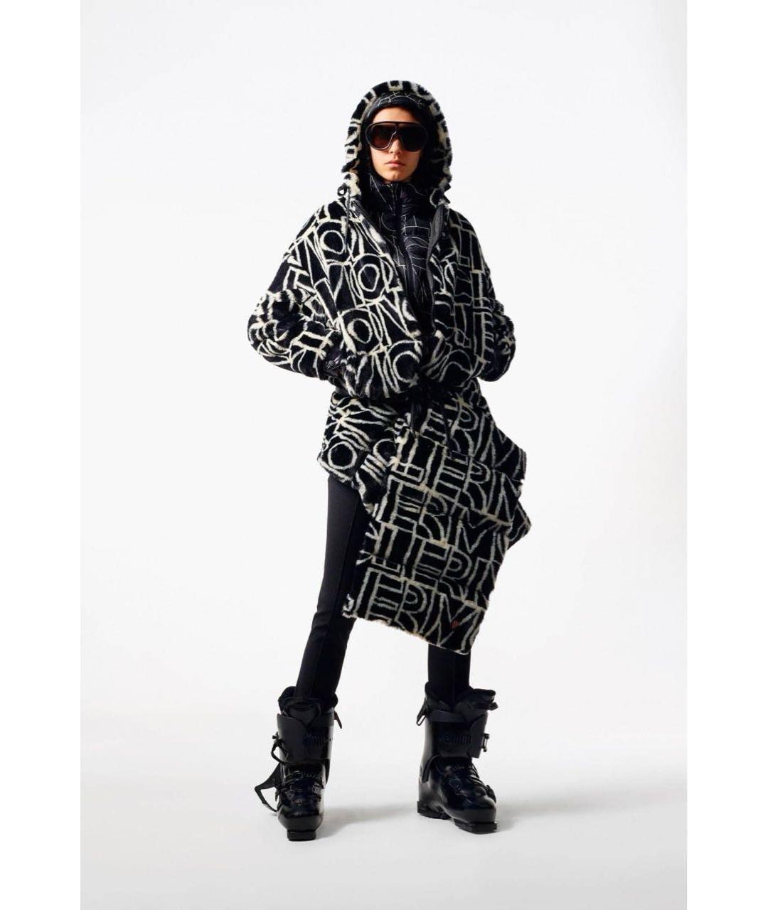 MONCLER Черный шарф, фото 2