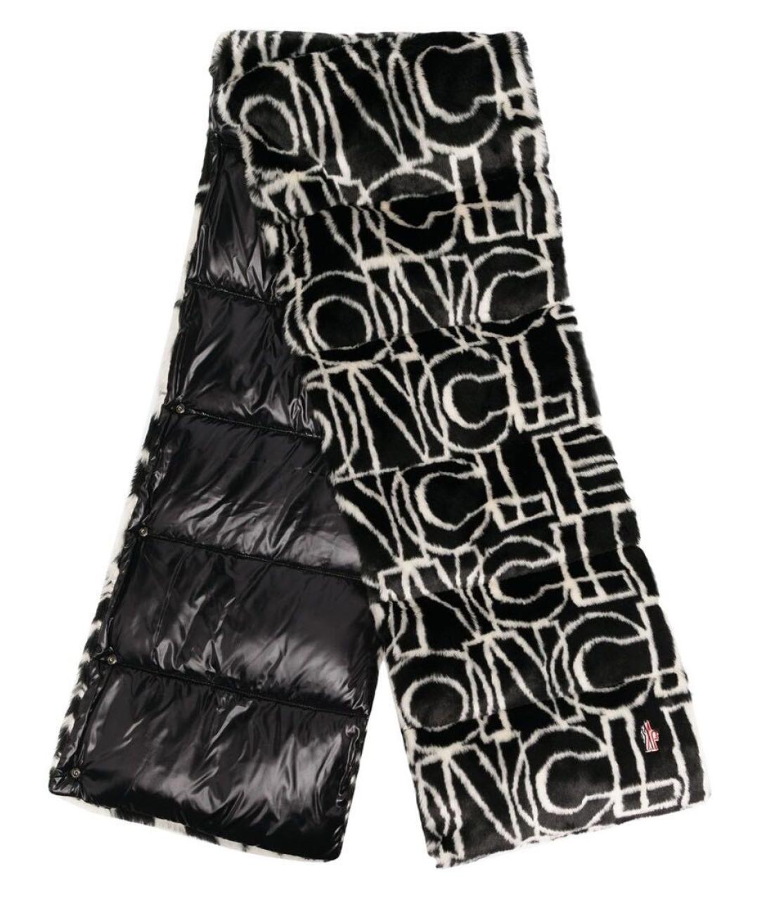 MONCLER Черный шарф, фото 1