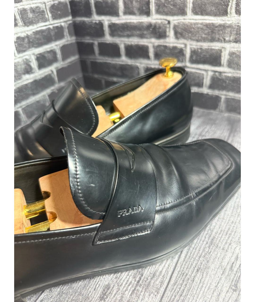 PRADA Кожаные лоферы, фото 5