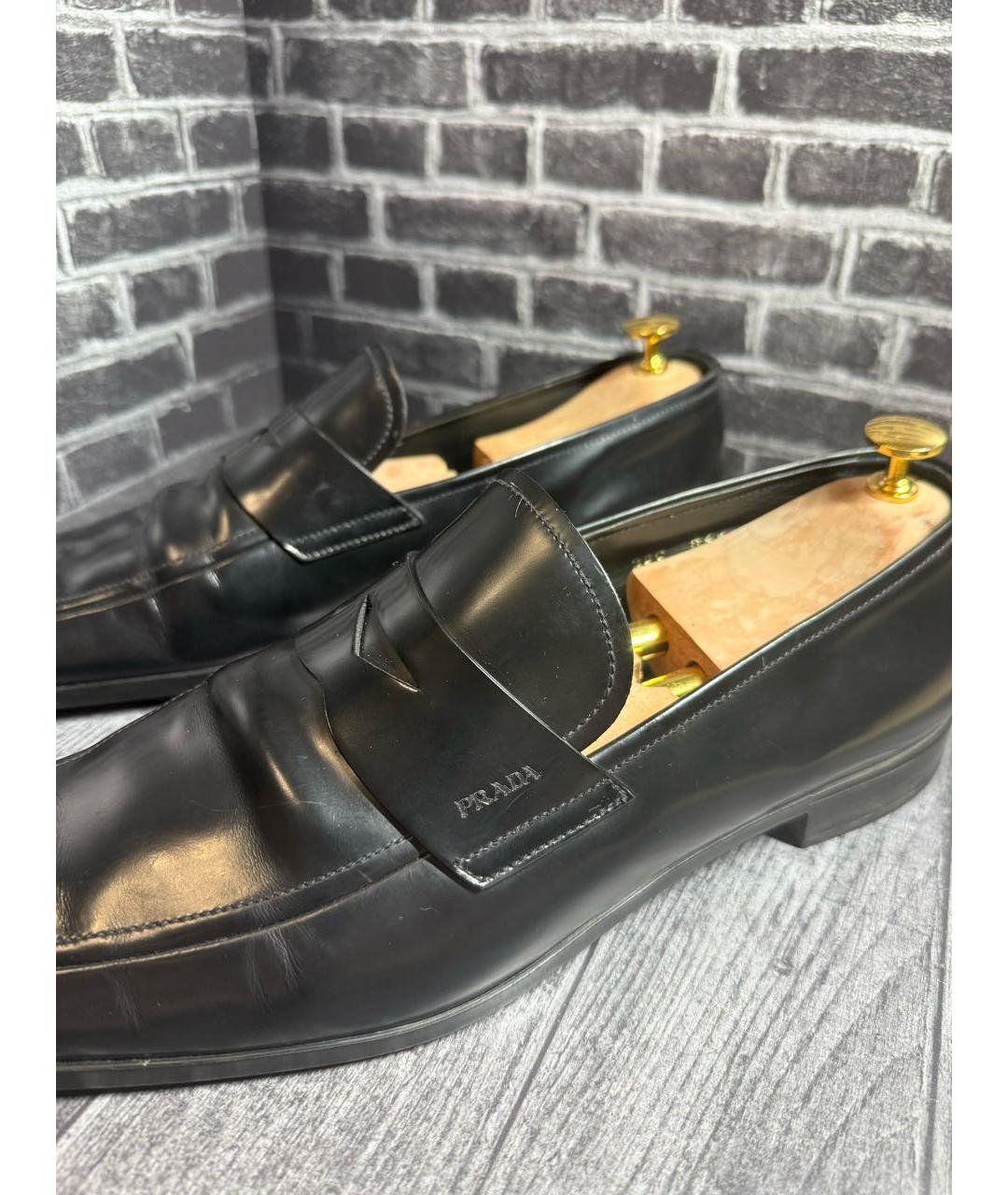 PRADA Кожаные лоферы, фото 4