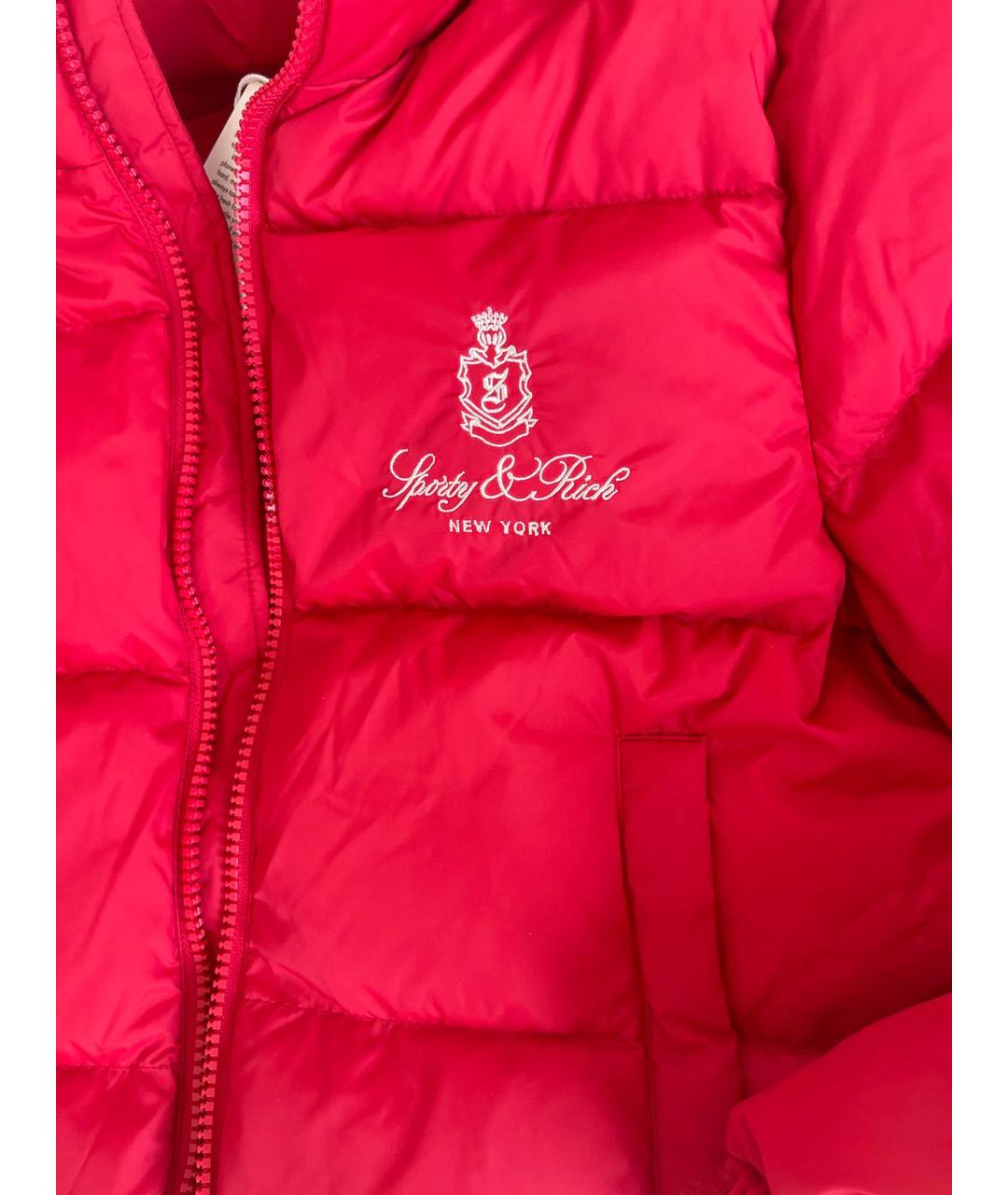 SPORTY AND RICH Красная куртка, фото 2