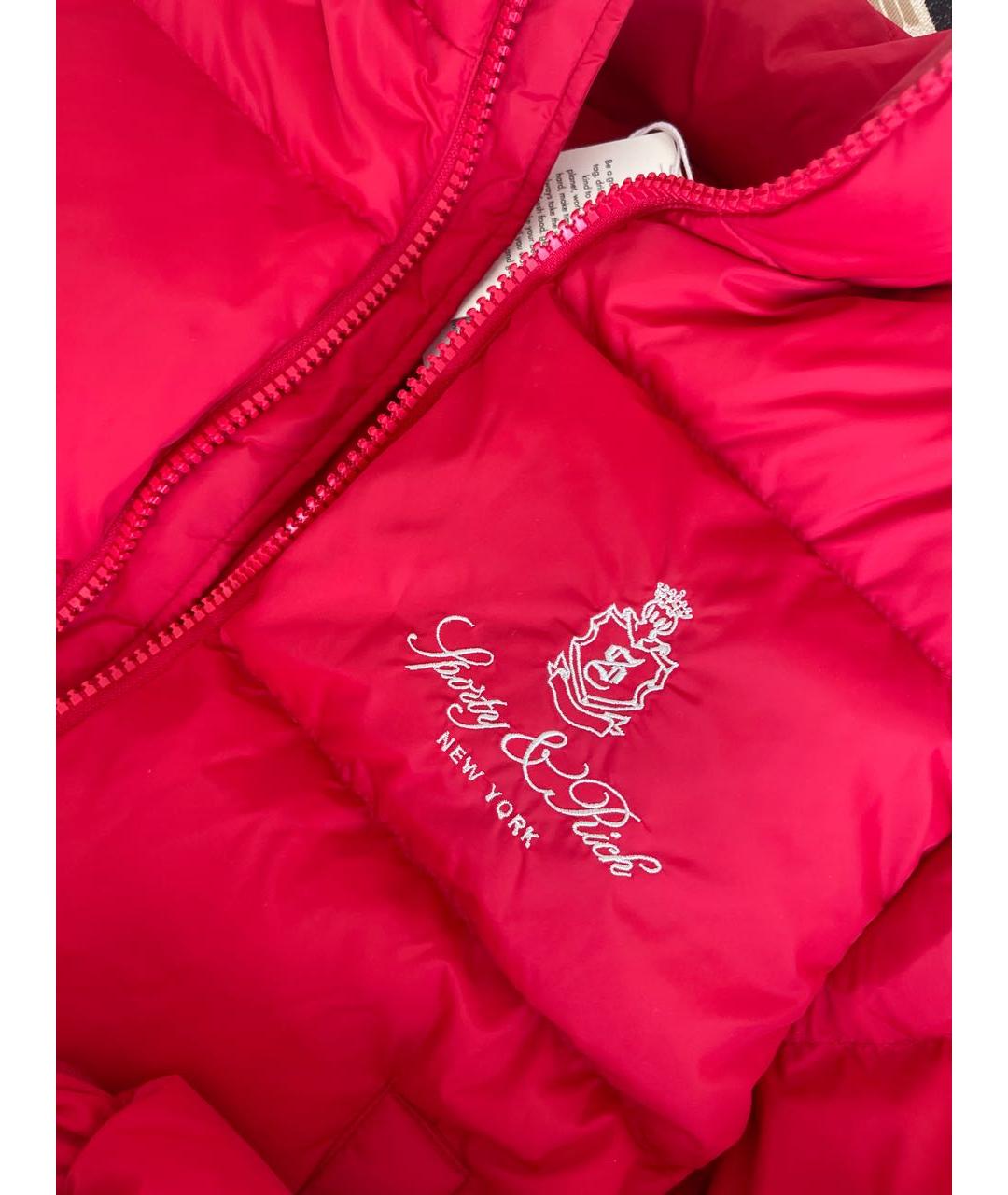 SPORTY AND RICH Красная куртка, фото 4