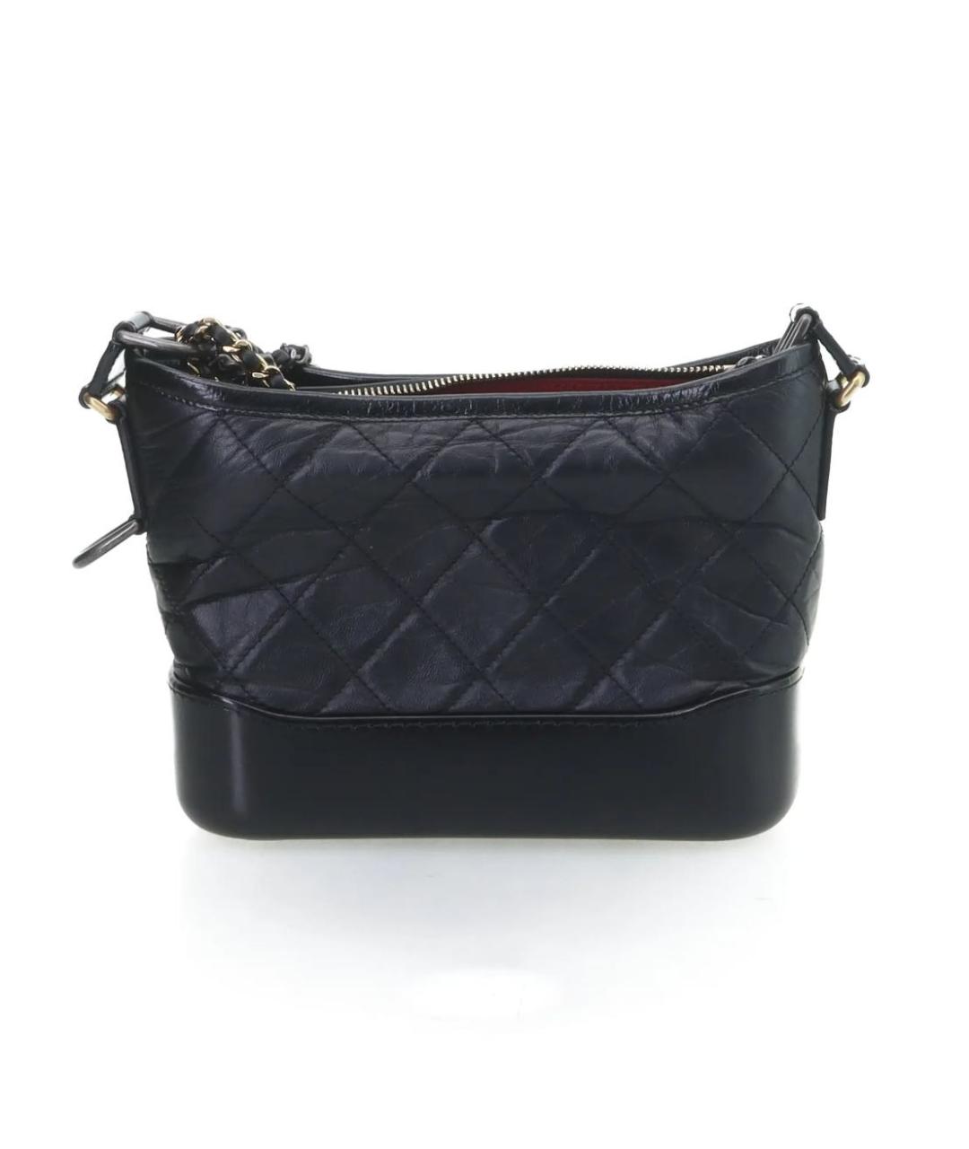 CHANEL Черная кожаная сумка через плечо, фото 4