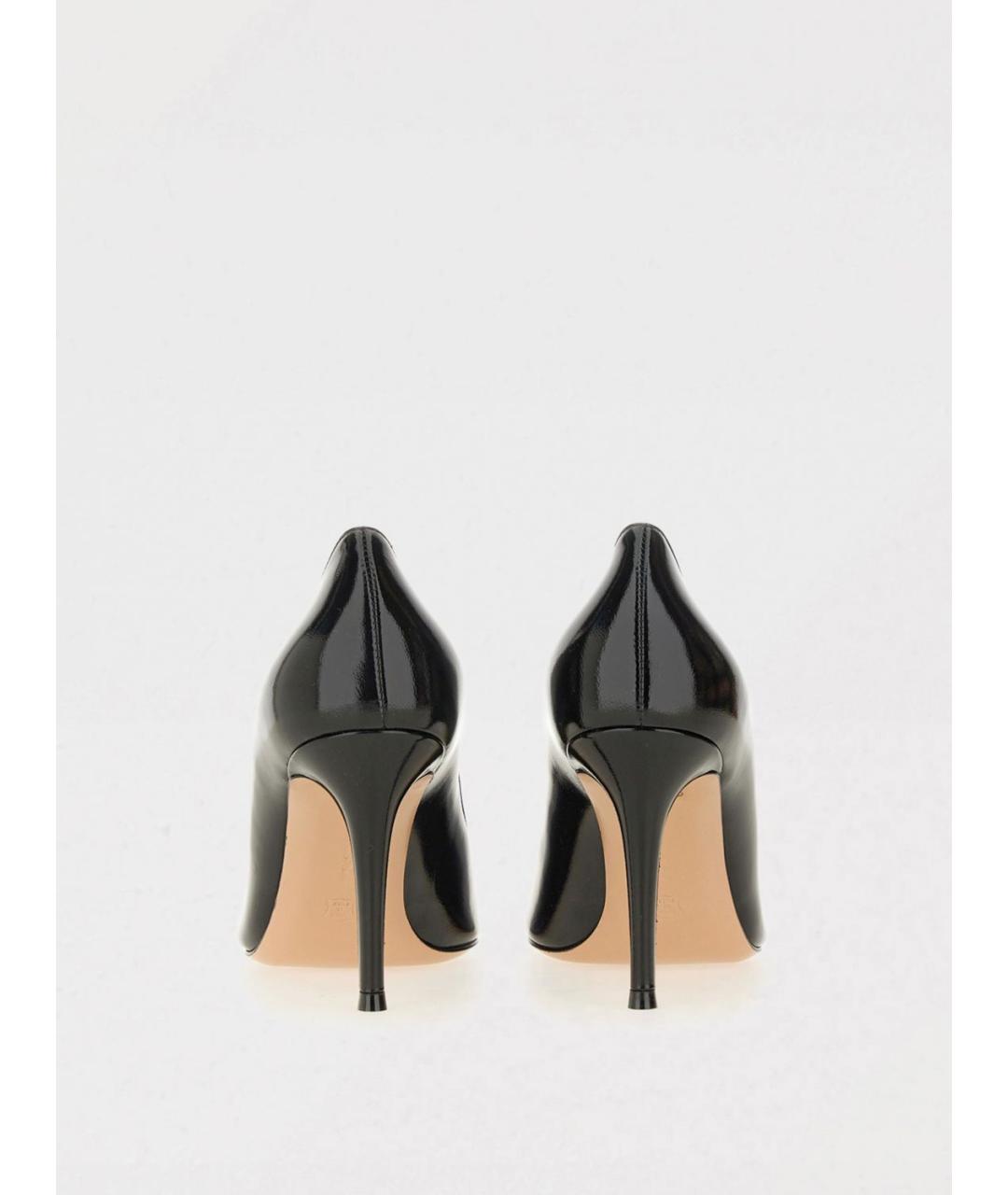 GIANVITO ROSSI Черные кожаные туфли, фото 3
