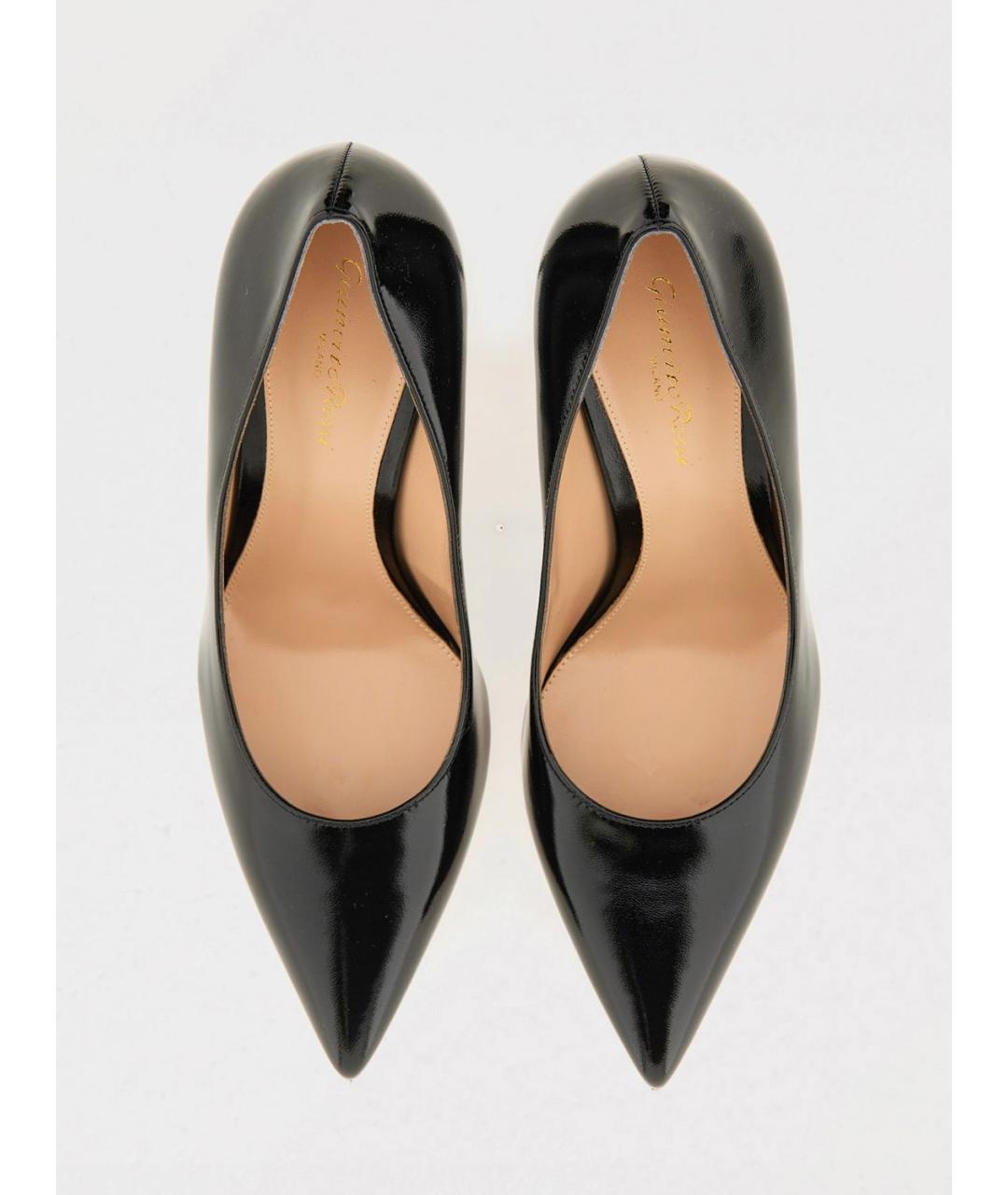 GIANVITO ROSSI Черные кожаные туфли, фото 4