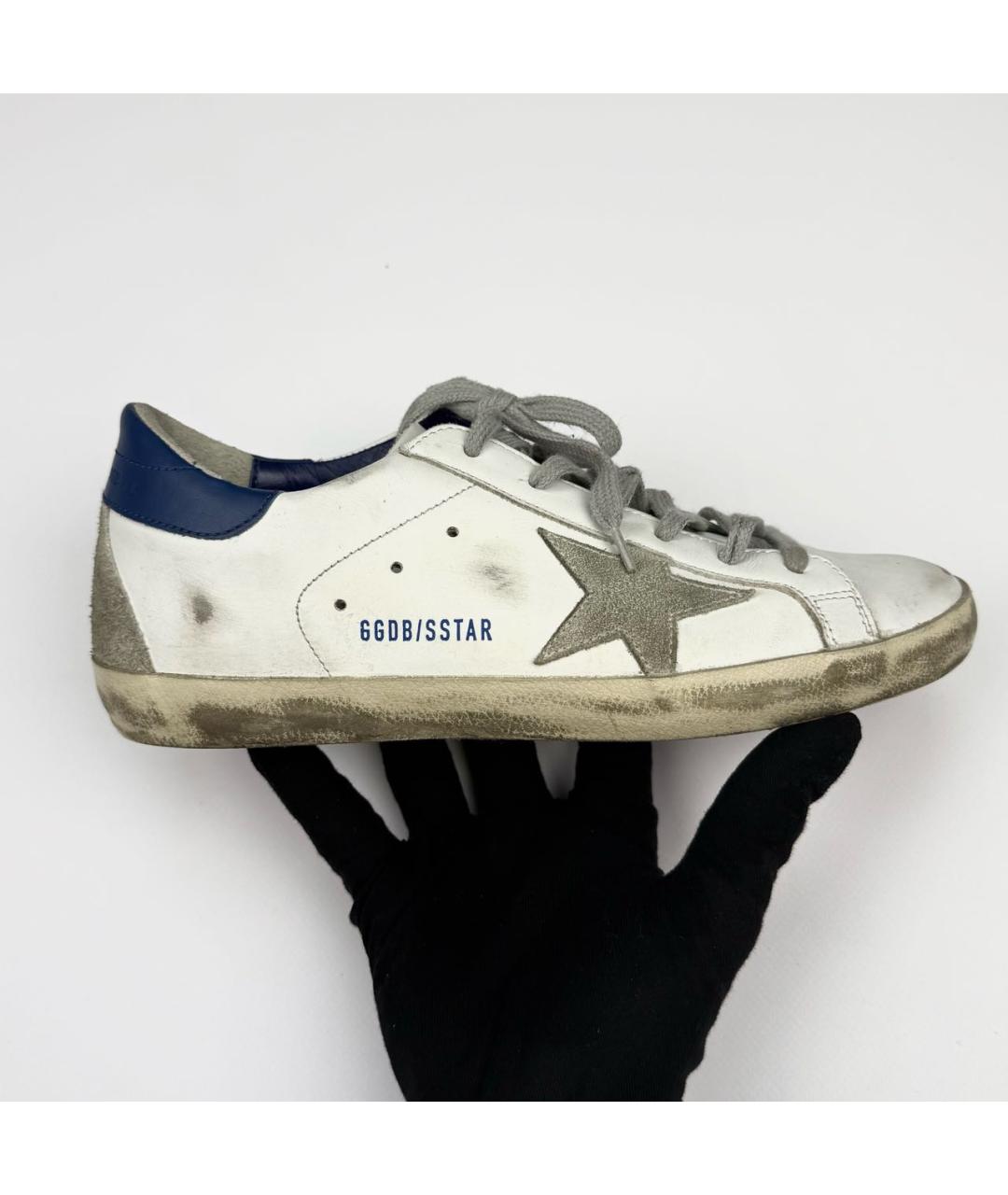 GOLDEN GOOSE DELUXE BRAND Белые кожаные кеды, фото 9