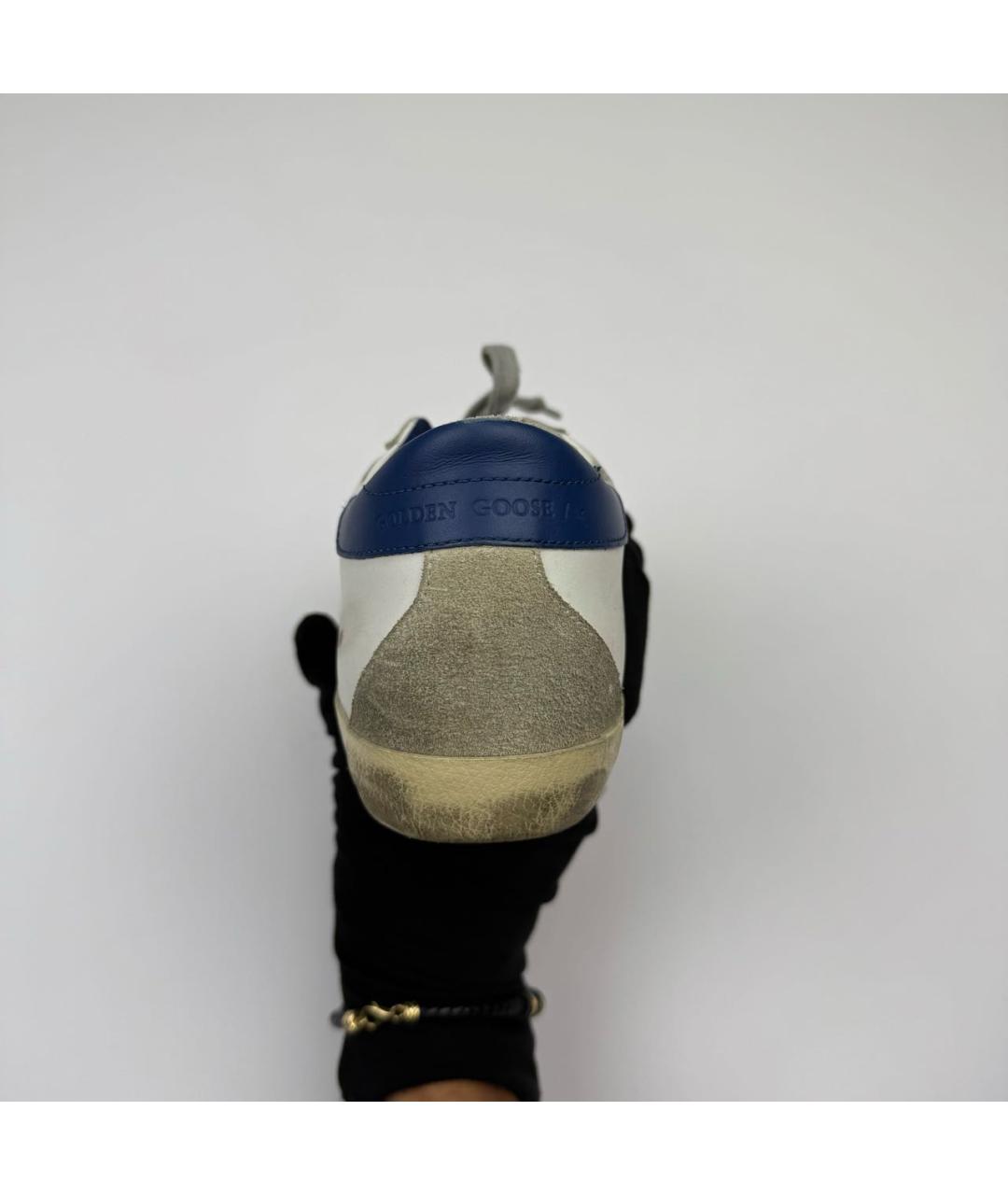 GOLDEN GOOSE DELUXE BRAND Белые кожаные кеды, фото 3