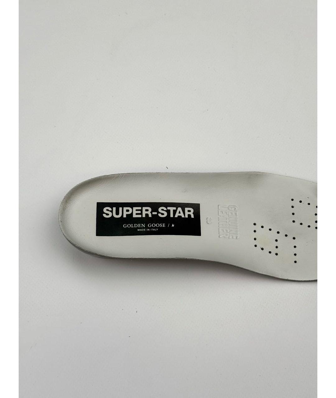 GOLDEN GOOSE DELUXE BRAND Белые кожаные кеды, фото 6