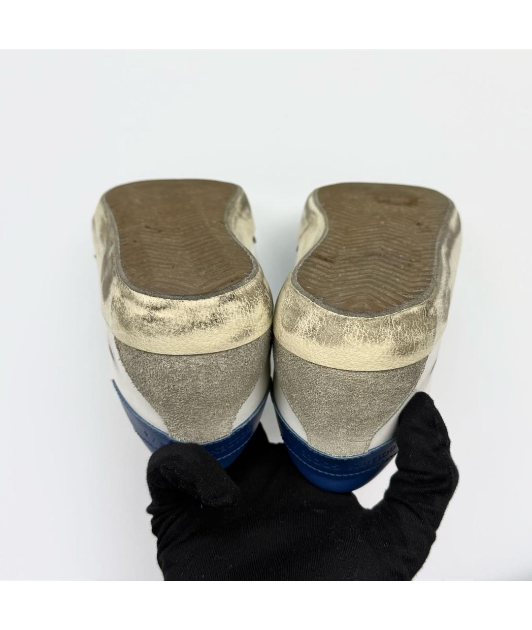 GOLDEN GOOSE DELUXE BRAND Белые кожаные кеды, фото 7
