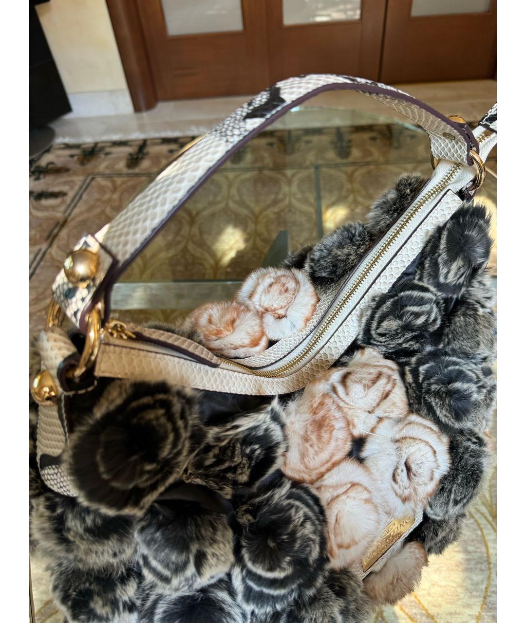 VALENTINO Мульти сумка тоут из экзотической кожи, фото 6