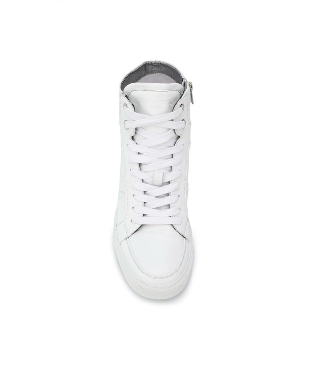 ZADIG & VOLTAIRE Белые кожаные кеды, фото 3
