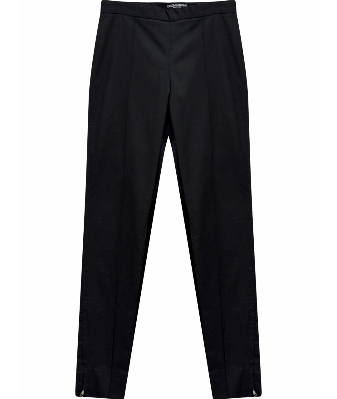 DOLCE&GABBANA Черные брюки узкие, фото 1