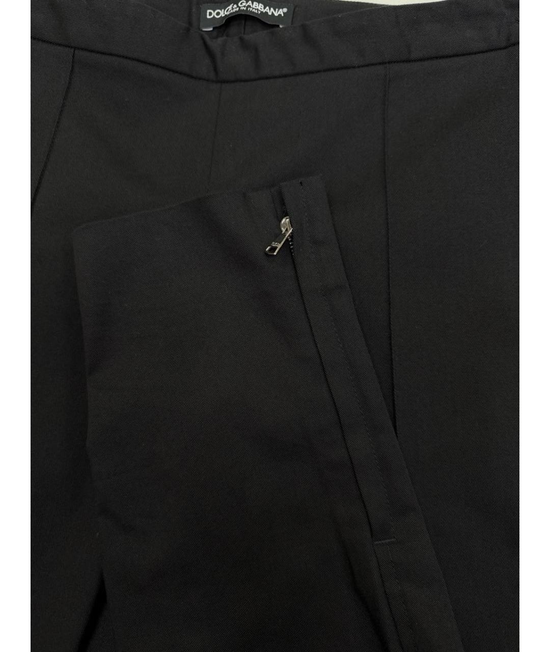DOLCE&GABBANA Черные брюки узкие, фото 5