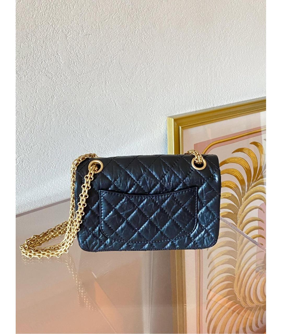 CHANEL Черная кожаная сумка через плечо, фото 3
