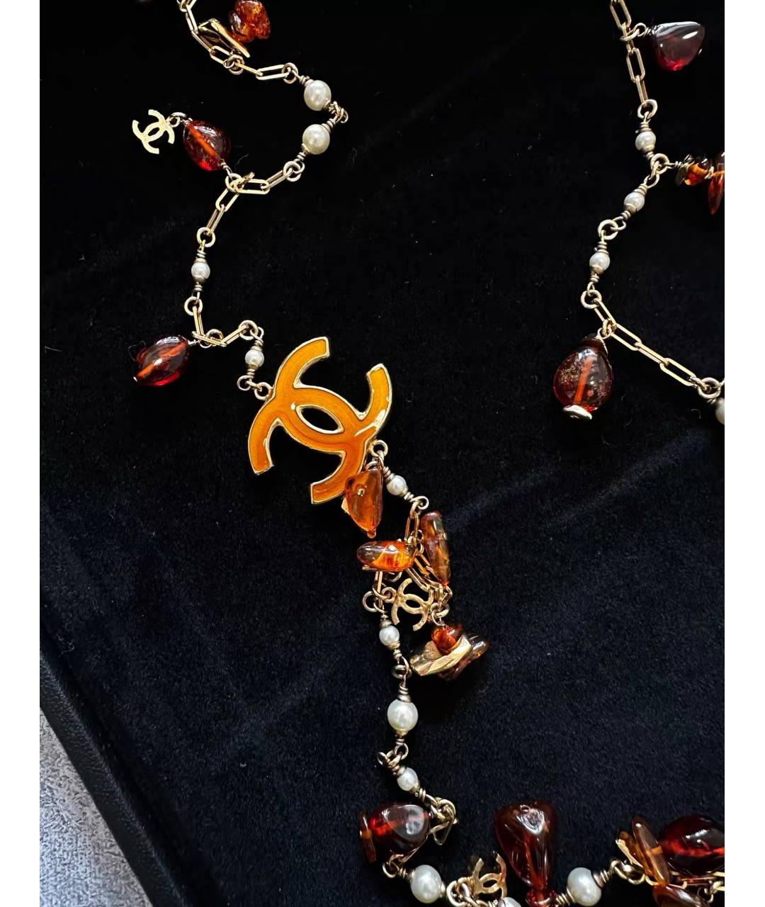 CHANEL Золотое колье, фото 3