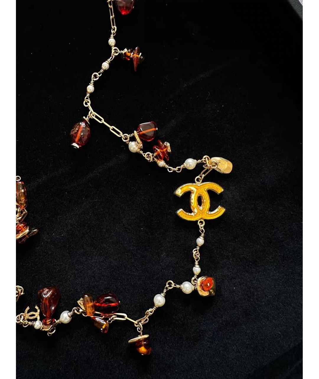CHANEL Золотое колье, фото 4