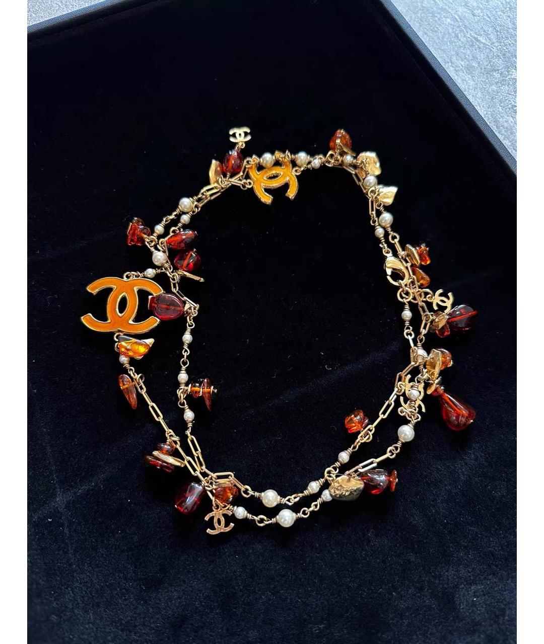 CHANEL Золотое колье, фото 7