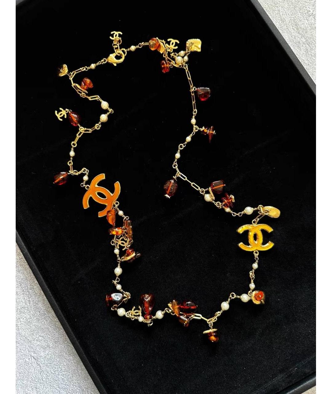 CHANEL Золотое колье, фото 2