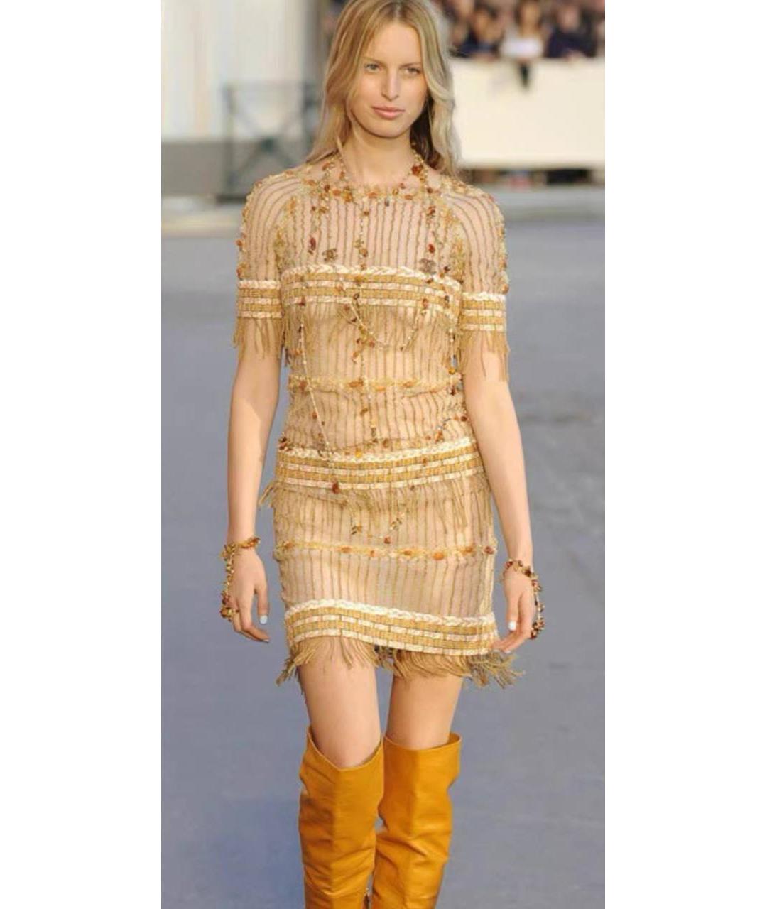 CHANEL Золотое колье, фото 6