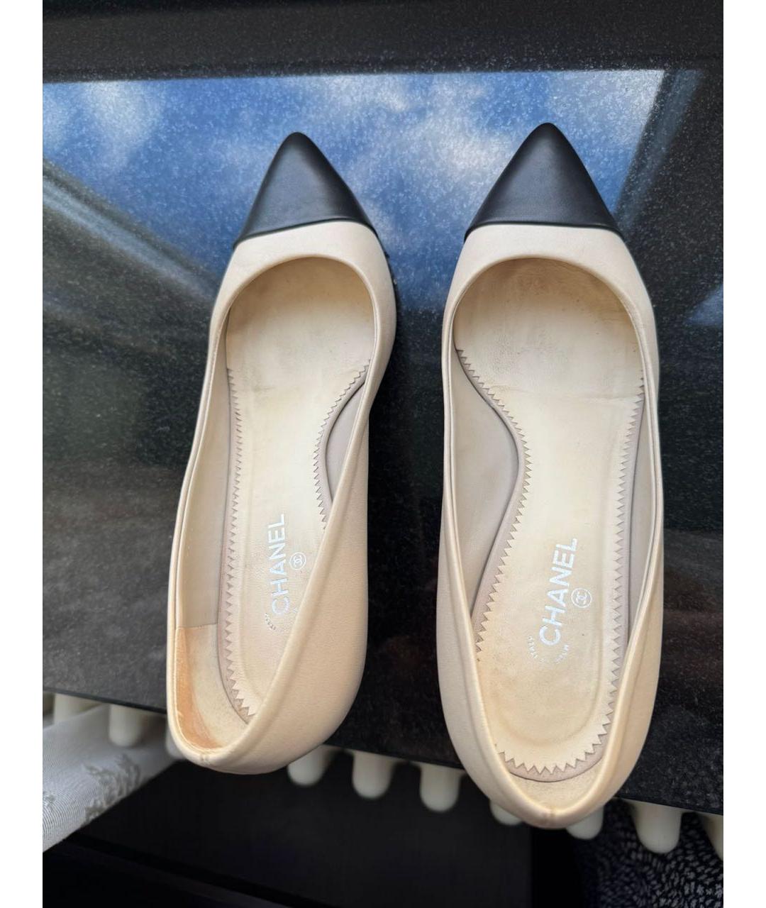 CHANEL Кожаные туфли, фото 4