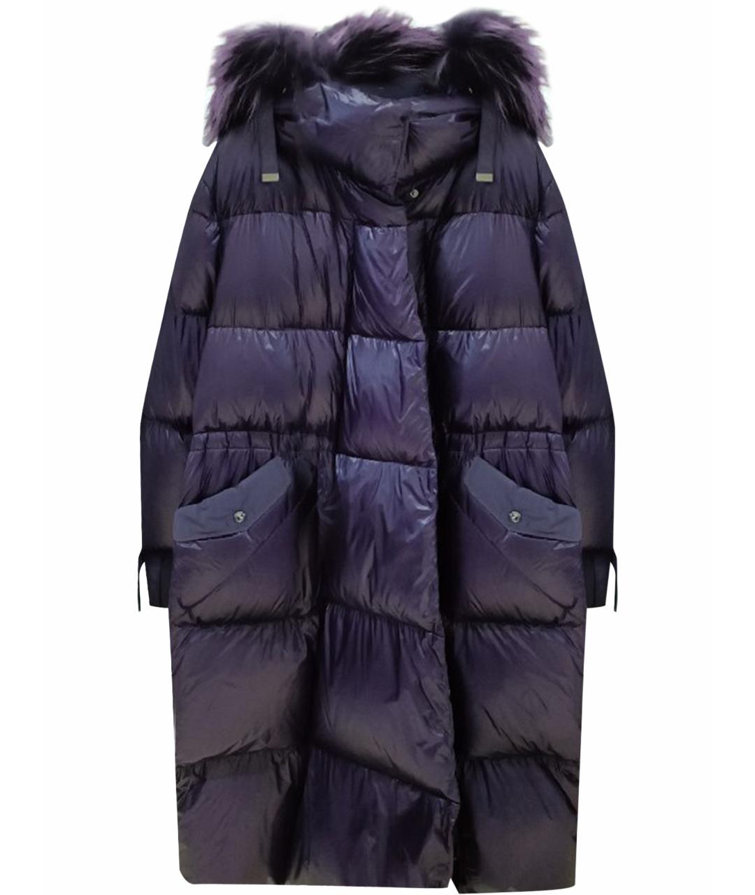 DIEGO M Фиолетовый полиэстеровый пуховик, фото 1