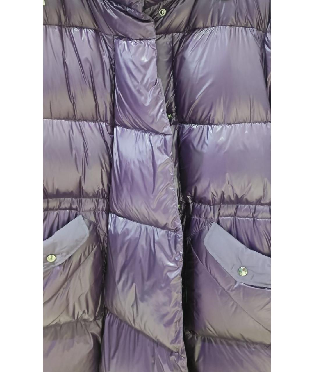 DIEGO M Фиолетовый полиэстеровый пуховик, фото 3