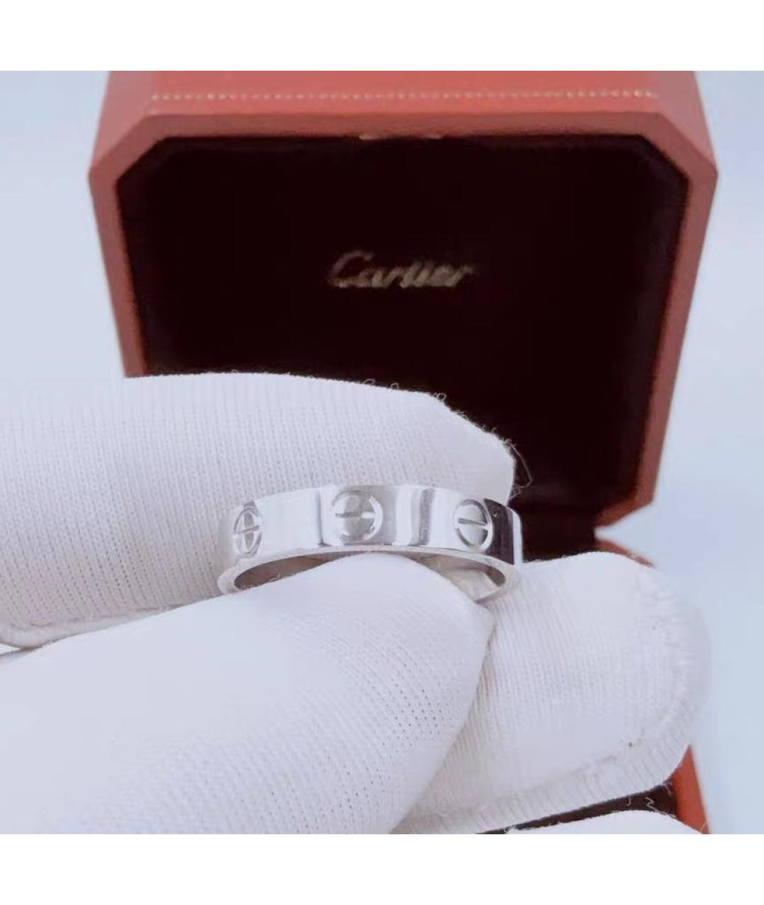 CARTIER Белое кольцо из белого золота, фото 2
