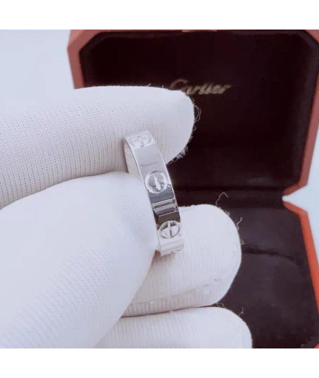 CARTIER Белое кольцо из белого золота, фото 4